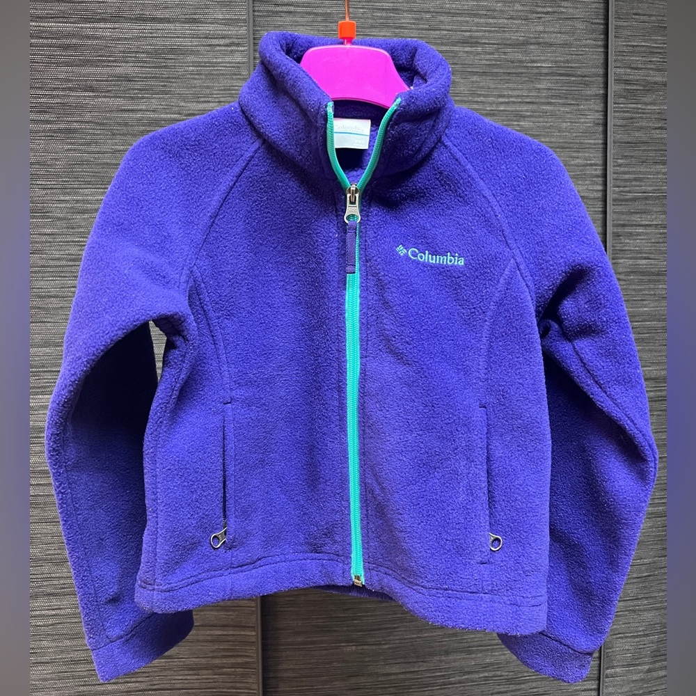Lot of 2 Columbia & Crewcuts Full Zip Size 4-5